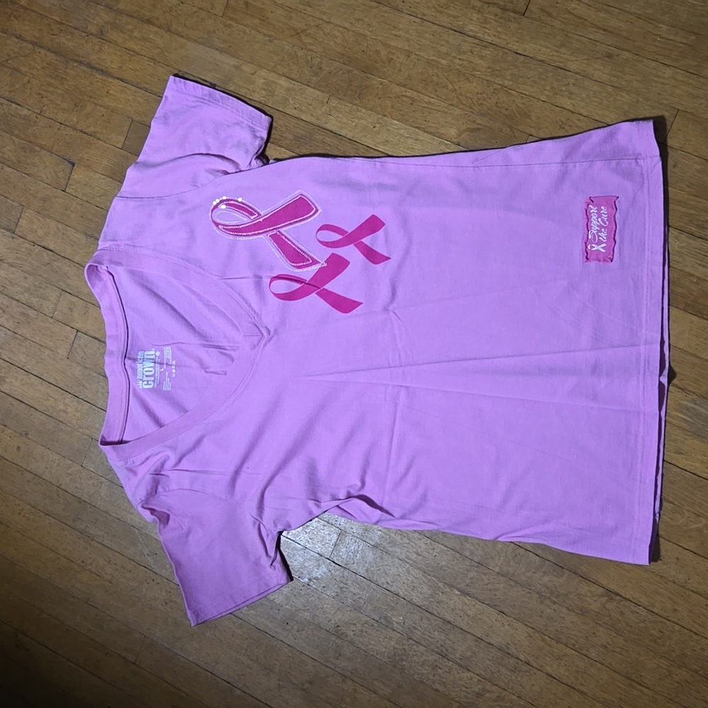 American Crown Breast Cancer Tee